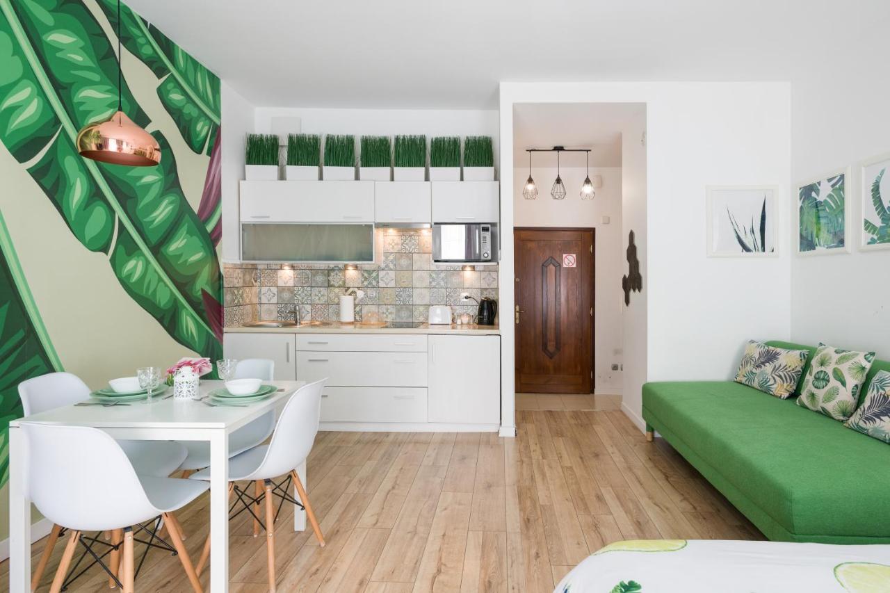 Cozy Modern Studio Green Apartment In Old Town Krakow Luaran gambar